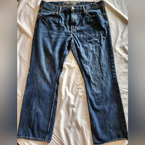 American Eagle Men's Bootcut Jeans in Medium Wash